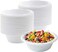 LAVISH Disposable 12Oz White Plastic Bowls &ndash; 25 Pack   Heavy-Duty, Leakproof, BPA-Free Soup &amp; Dessert Bowls for Parties, Catering &amp; Everyday Use