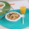 LAVISH Disposable 12Oz White Plastic Bowls &ndash; 25 Pack   Heavy-Duty, Leakproof, BPA-Free Soup &amp; Dessert Bowls for Parties, Catering &amp; Everyday Use