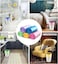 LAVISH Garbage Bags 45x50cm (6 Rolls, 150 Bags) Bio-Degradable Plastic Disposal Garbage Bag Small, Bin Liners for Home, Kitchen &amp; Offices, Mix Color