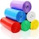 LAVISH Garbage Bags 45x50cm (12 Rolls, 300 Bags) Bio-Degradable Plastic Disposal Garbage Bag Small, Bin Liners for Home, Kitchen &amp; Offices, Mix Color