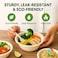 LAVISH Eco-Friendly Bagasse Paper Bowls 6Oz [25-Pack] &ndash; Compostable, Biodegradable, Heavy-Duty Bowls for Hot &amp; Cold Foods, Soup, Salad, Dessert