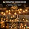 LAVISH LED Tea Light Candles 24 Pieces, Warm White Flameless Flickering Lights, Battery Operated Decorative Candles for Home, Parties and Events