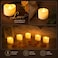 LAVISH LED Tea Light Extra-Large Candles 12 Pieces, Warm White Flameless Lights, Battery Operated Decorative Candles for Home, Parties and Events