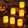 LAVISH Warm White LED Tea Light Extra-Large Candle Set 24 Pieces, Flameless Battery-Operated Decorative Lights for Home Decor, Weddings and Celebrations