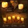 LAVISH Warm White LED Tea Light Extra-Large Candle Set 24 Pieces, Flameless Battery-Operated Decorative Lights for Home Decor, Weddings and Celebrations