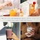 LAVISH Reusable Stainless Steel Drinking Straws Set, 4 Straight Metal Straws with Cleaning Brush, 304 Food Grade Steel, Durable Beverage Straws for Juice, Smoothies, Iced Drinks and Tumblers