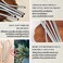LAVISH Stainless Steel Drinking Straws Set, 8 Reusable Straight Metal Straws with Cleaning Brush, Food Grade 304 Steel Beverage Straws for Smoothies, Juice, Cold Drinks, Cocktails and Tumblers