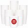 Lavish Heavy Duty White Paper Cups, 6.5Oz, Pack of 100, Disposable Coffee, Tea Cups, Leak-Resistant Beverage Cups for Hot &amp; Cold Drinks, Ideal for Home, Office, Parties, Catering &amp; Takeaway
