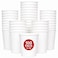 Lavish Heavy Duty White Paper Cups, 12Oz, Pack of 100, Disposable Coffee, Tea Cups, Leak-Resistant Beverage Cups for Hot &amp; Cold Drinks, Ideal for Home, Office, Parties, Catering &amp; Takeaway
