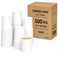 Lavish Heavy Duty White Paper Cups, 12Oz, Pack of 500, Disposable Coffee, Tea Cups, Leak-Resistant Beverage Cups for Hot &amp; Cold Drinks, Ideal for Home, Office, Parties, Catering &amp; Takeaway