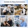 LAVISH Bouffant Caps 100-Pack Blue Hair Nets Non-Woven Lightweight Hair Covers for Food Service, Kitchen, Catering, Salon and Medical Use