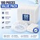 LAVISH Bouffant Caps 100-Pack White Hair Nets Non-Woven Lightweight Hair Covers for Food Service, Kitchen, Catering, Salon and Medical Use