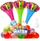 LAVISH Rapid-Fill Self-Sealing Water Balloons, 111 Pieces, Multicolor, Easy Fill for Outdoor Games, Parties and Summer Activities