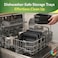 LAVISH 32Oz Disposable Rectangular  Containers with Lids 10 Pack, Microwave Safe Meal Prep Containers Plastic Lunch &amp; Takeaway Food Storage Boxes