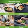 LAVISH 32Oz Disposable Rectangular  Containers with Lids 10 Pack, Microwave Safe Meal Prep Containers Plastic Lunch &amp; Takeaway Food Storage Boxes