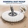 LAVISH 2Pcs Microfiber Mop Head Refill Replacement, Compatible Spin Mop, 360&deg; Rotating Mop Replacement Head, Super Absorbent, Reusable &amp; Machine Washable