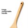LAVISH Bamboo Spatula Set - 3 Piece Bundle of Sustainable, Natural, and Stylish Cooking and Serving Utensils
