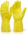 LAVISH 1 Pair Household Cleaning Gloves [Size- Large] &ndash; Long-Sleeve, Thick Latex for Dishwashing, Kitchen, Work, Painting &amp; Gardening