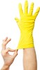 LAVISH 1 Pair Household Cleaning Gloves [Size- Large] &ndash; Long-Sleeve, Thick Latex for Dishwashing, Kitchen, Work, Painting &amp; Gardening