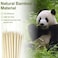 LAVISH Natural Bamboo Skewers, 100-Pack, 8-Inch Wooden Sticks for BBQ, Grilling, Kabobs, Fruit, Appetizers, Cocktail, Chocolate Fountain &amp; Crafts
