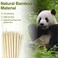 LAVISH Natural Bamboo Skewers, 200-Pack, 6-Inch Wooden Sticks for BBQ, Grilling, Kabobs, Fruit, Appetizers, Cocktail, Chocolate Fountain &amp; Crafts