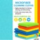 LAVISH Microfiber Cleaning Cloths 35x35cm   20-PACK   Super Absorbent &amp; Reusable   Lint-Free &amp; Streak-Free   Multi-Purpose for Kitchen, Car, Dishes, Dusting, Polishing &amp; More