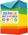 LAVISH Microfiber Cleaning Cloths 35x35cm   20-PACK   Super Absorbent &amp; Reusable   Lint-Free &amp; Streak-Free   Multi-Purpose for Kitchen, Car, Dishes, Dusting, Polishing &amp; More