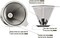 LAVISH  Paperless Pour Over Coffee Maker, 188 (304) Stainless Steel Reusable Drip Cone Coffee Filter, Single Cup Coffee Brewer