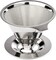 LAVISH  Paperless Pour Over Coffee Maker, 188 (304) Stainless Steel Reusable Drip Cone Coffee Filter, Single Cup Coffee Brewer