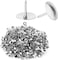 Lavish 100Pcs/Box Silver Color Metal Thumb Tack Bulletin Board Message Paper Fixed Push Needle Pins Office Binding Supplies Push Pins