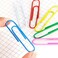 LAVISH Large Size Paper Clips 2 Inch 100 Pack - Assorted Color Coated &amp; Metallic Paperclips Great for Office &amp; School Document Organizing