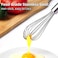 LAVISH Premium Stainless Steel 6-Inch Whisker &ndash;Handheld Kitchen Whisk for Blending, Beating &amp; Stirring