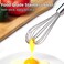 LAVISH Professional Stainless Steel 8-Inch Whisker &ndash; Versatile Handheld Tool for Eggs, Coffee, Cheese &amp; More