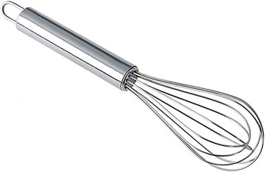 LAVISH Durable Stainless Steel 10-Inch Whisker - Ideal for Blending, Mixing, and Beating in the Kitchen