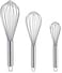 LAVISH Stainless Steel Whisker &ndash; [3 Pcs 8 ,10, 12 Inch], Handheld Mixing &amp; Beating Tool for Eggs, Coffee &amp; More