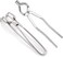 LAVISH Stainless Steel Tongs &amp; Pakkad Set &ndash; Heavy-Duty Wire Tong/Chimta/Sansi for Safe &amp; Easy Cooking &ndash; Multipurpose Utensil Holder &amp; Kitchen Tool (Pack of 2)