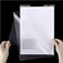 LAVISH 50 A4 L-Type Transparent Plastic Folder Covers   Waterproof Thick File Sleeves for Office
