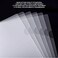 LAVISH 50 A4 L-Type Transparent Plastic Folder Covers   Waterproof Thick File Sleeves for Office