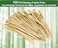 LAVISH 100 PCS Natural Bamboo Cocktail Picks,  [9 CM/3.5 Inch]  Paddle Skewers for Appetizers, BBQ, Fruit, Sandwiches &ndash; Fancy Wooden Toothpicks for Home, Office Restaurant &amp; Events