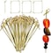 LAVISH 100Pcs Bamboo Cocktail Picks 10CM Bamboo Skewers Fruit Toothpicks for Appetizers Drink Garnish Sticks Handmade Food Pick with Looped Knot for Party Bar Snacks Sandwiches Drinks