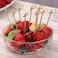 LAVISH 100-Pack Bamboo Cocktail Picks &ndash; 15CM Inch Biodegradable Looped Knot Skewers for Appetizers, Cocktails, BBQ, and Sandwiches
