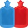 LAVISH Hot Water Natural Rubber Bottle [1-PACK] Bag &ndash;, BPA-Free, Durable Heat Therapy for Pain Relief &amp; Hot Compress, Random Colors