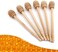 LAVISH Wooden Honey Dipper Sticks   Eco-Friendly Honey Drizzlers   Natural Wooden Honey Spoons, For Wedding Favors, Thanksgiving &amp; Christmas Party Supplies (16CM-3 PACK)