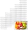 LAVISH BPA-Free Clear Rectangular Food Storage Containers [50 Pcs ,500ml] with Lids - Stackable &amp; Leak-proof, Microwave Safe