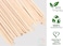 LAVISH 14CM Disposable Wooden Coffee Stirrers, 100 Count Sticks for Beverage Mixer Tea, Hot Chocolate and Craft Projects