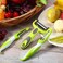 LAVISH  Peeler,Kitchen Vegetable Peeler Set, 3 in 1 and PP Plastic Stainless Steel Peelers, with Ergonomic Non-Slip Handle &amp; Sharp Blade, Good Durable (3PCS)