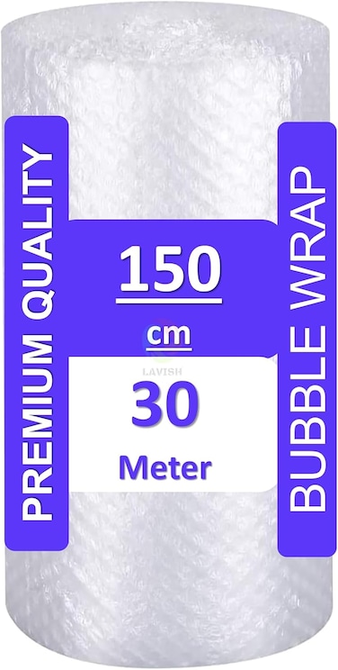 LAVISH 1 Pcs Premium Quality Extra Large Bubble Wrap Roll 150CMx30M For Packaging Moving Shipping Delivering
