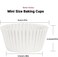 LAVISH White Cupcake Liners [100 Pcs-8.5 cm] , Greaseproof, Odorless Baking Cups for Muffins &amp; Cupcakes