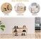 LAVISH   2-Tier Wooden Shoe Rack Organizer   Multi-Purpose Natural Wood Storage Shelf for Shoes, Books &amp; Plants   Sturdy, Space-Saving Stand for Home, Entryway &amp; Closet Use
