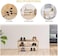 LAVISH   3-Tier Wooden Shoe Rack Organizer   Multi-Purpose Natural Wood Storage Shelf for Shoes, Books &amp; Plants   Sturdy, Space-Saving Stand for Home, Entryway &amp; Closet Use